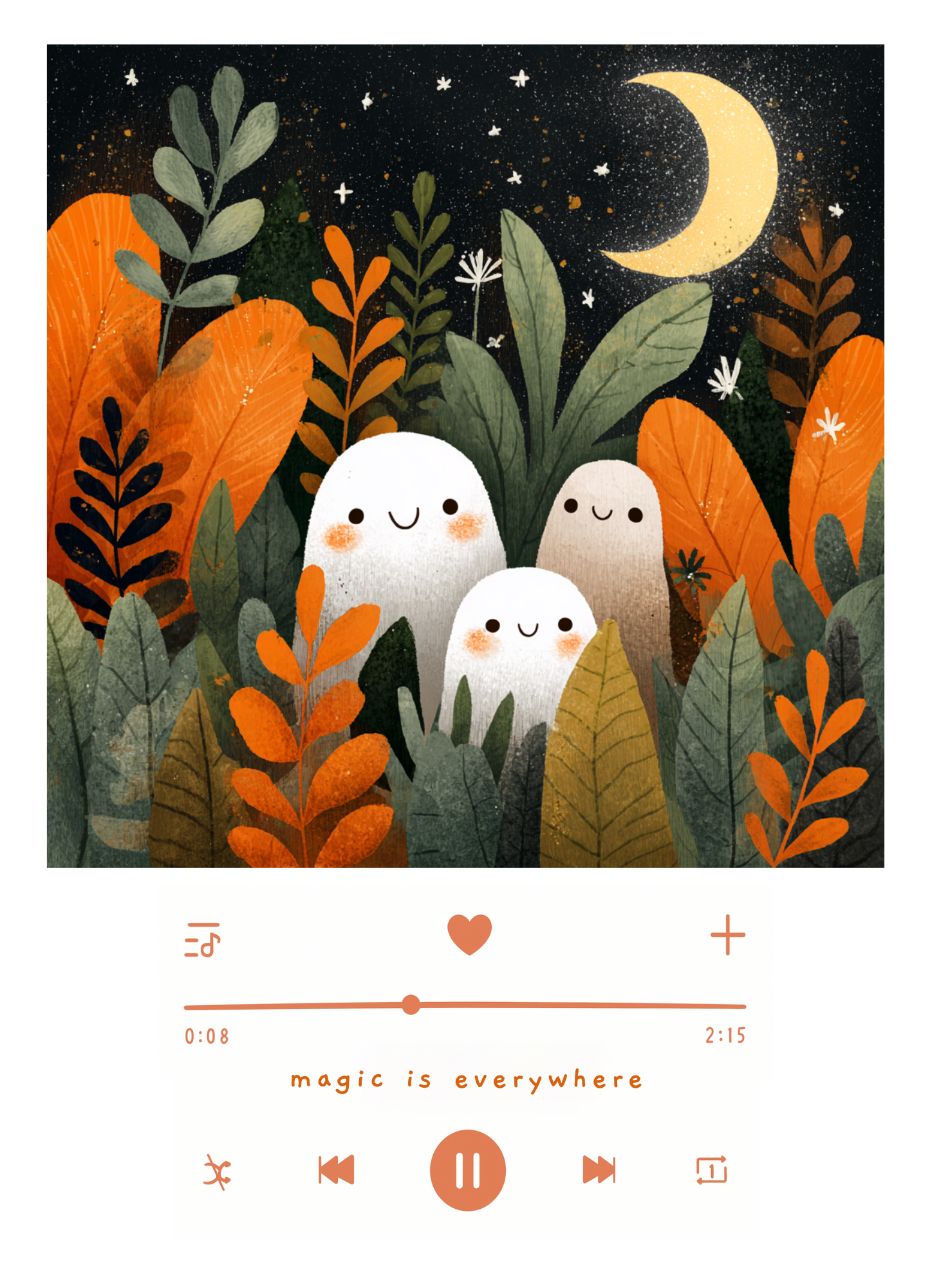 Mini Art Print + 2 Stickers