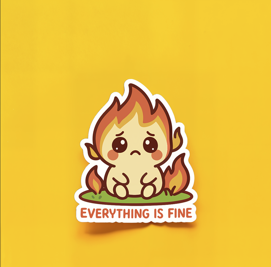 Mini Art Print + 2 Stickers