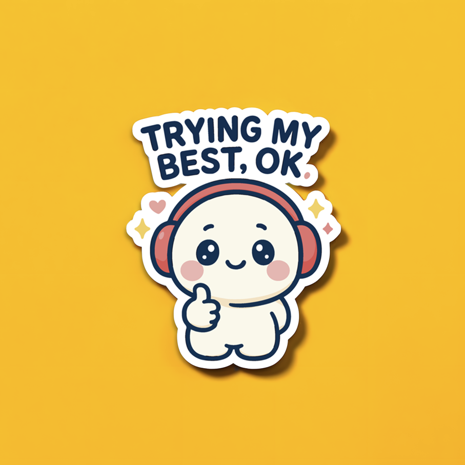 Mini Art Print + 2 Stickers